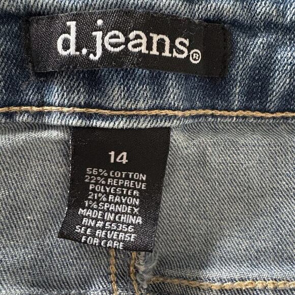 D. Jeans Womens Front‎ Seam Jeans Size 14 (1942) - Picture 3 of 4